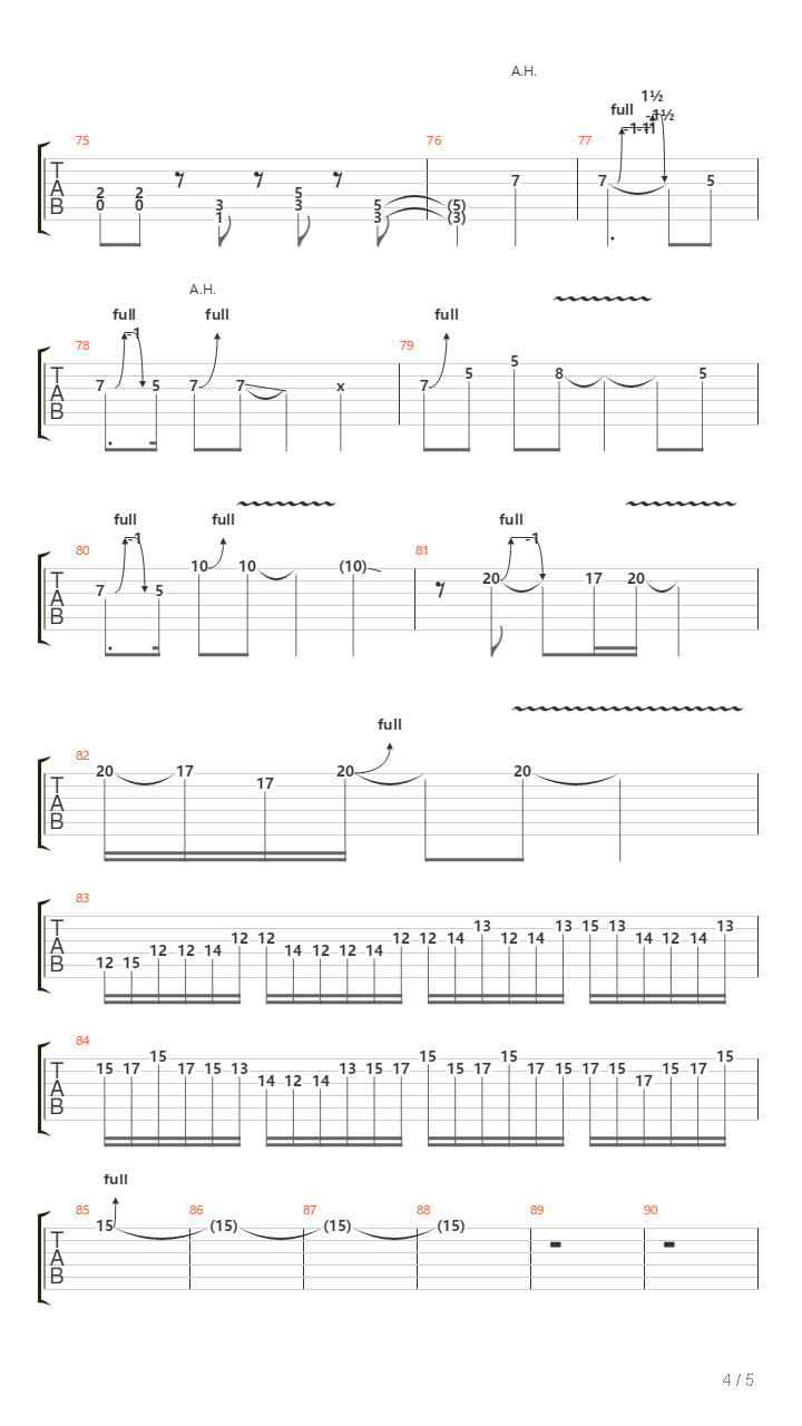 Krv I Led吉他谱