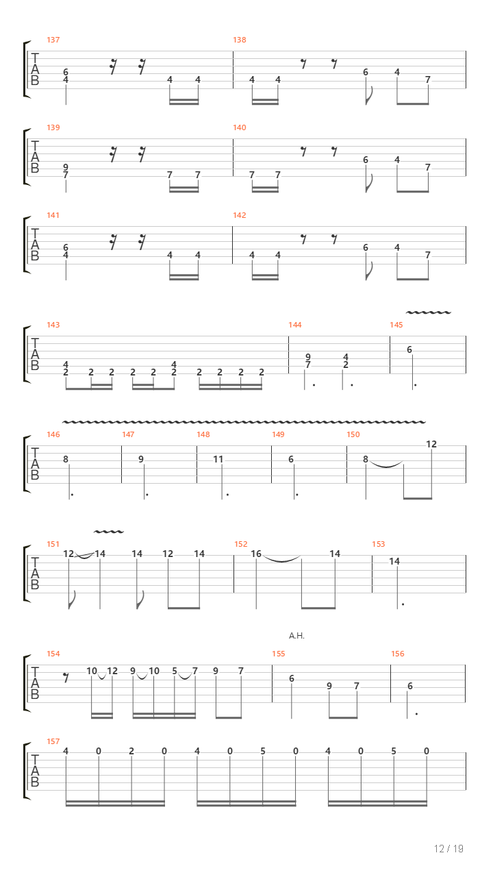 Kingdom Of The Fire吉他谱