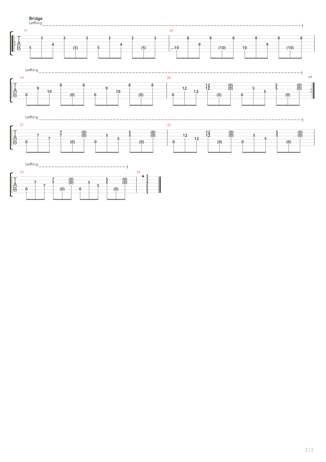 Nil吉他谱