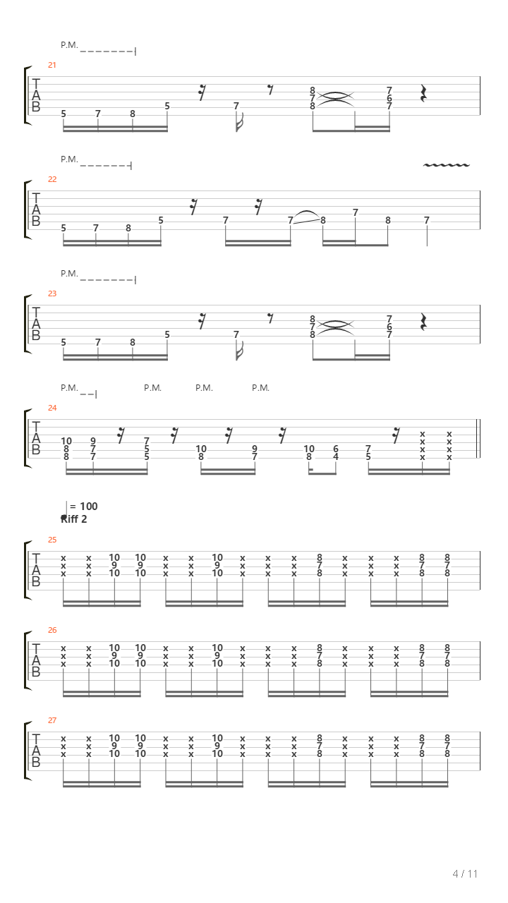 Evolution Of The Skid吉他谱