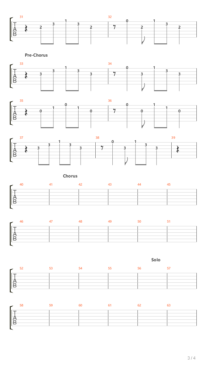 Pergi吉他谱