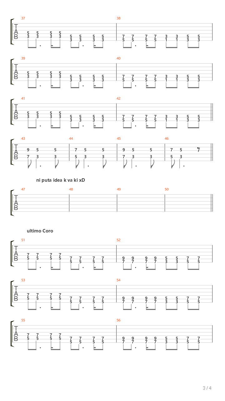 The Dick Song吉他谱