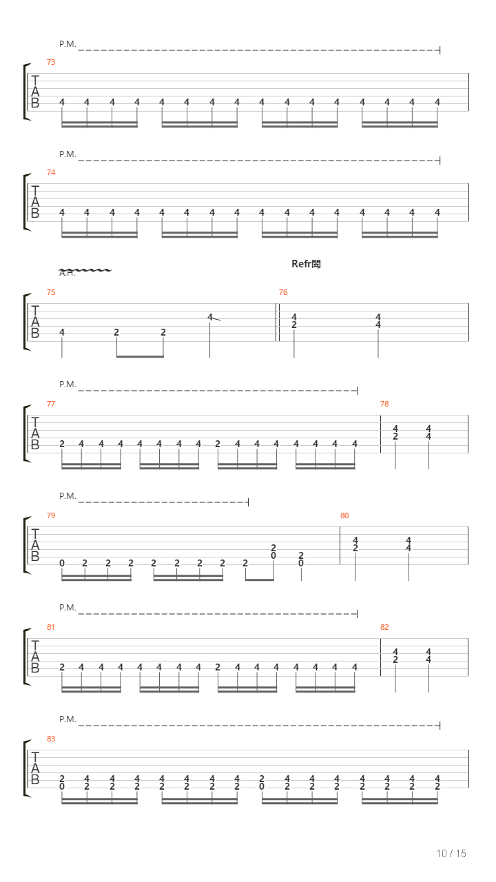 A Harmadik吉他谱