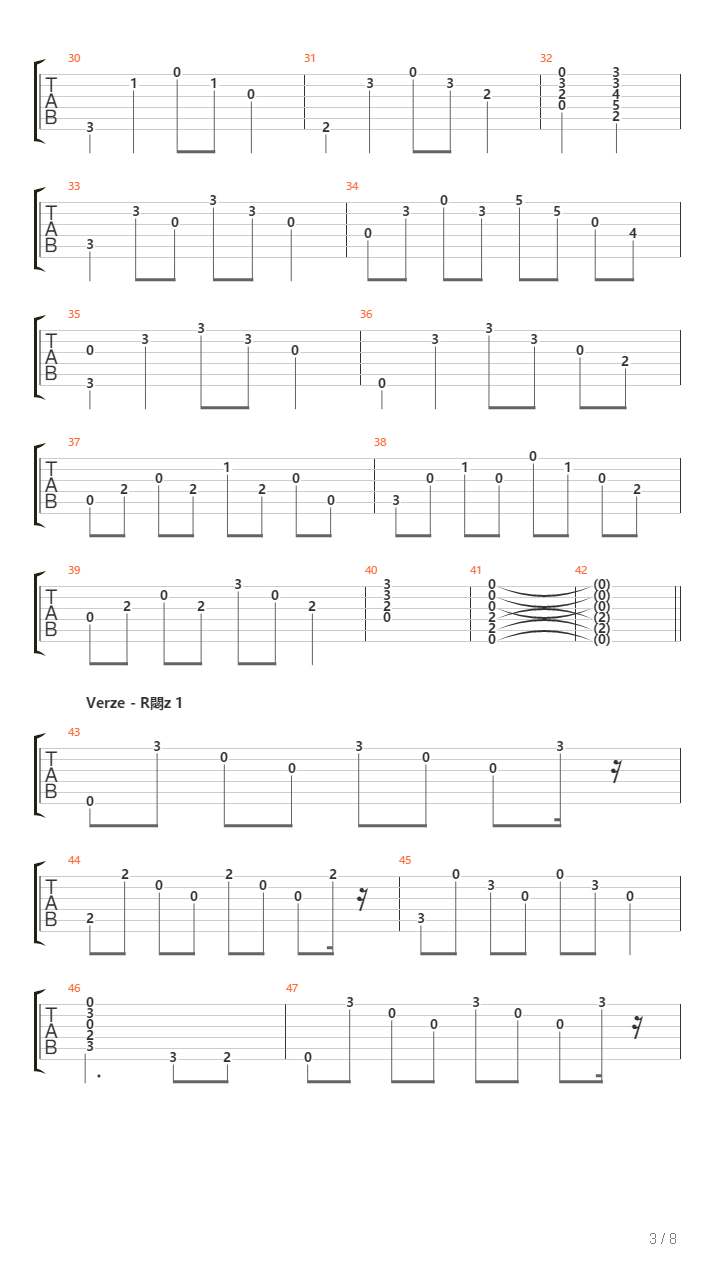 Szeliden吉他谱