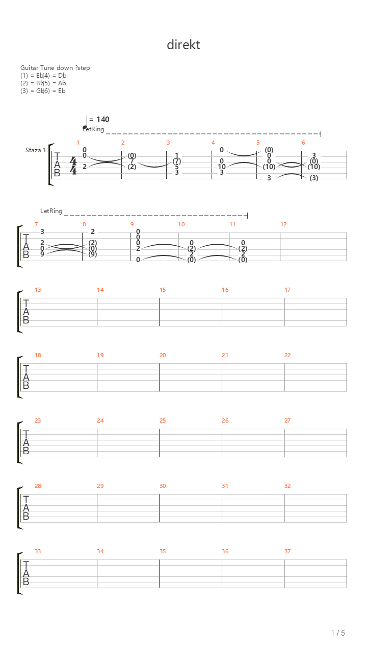 Uzalud Sunce Sja吉他谱