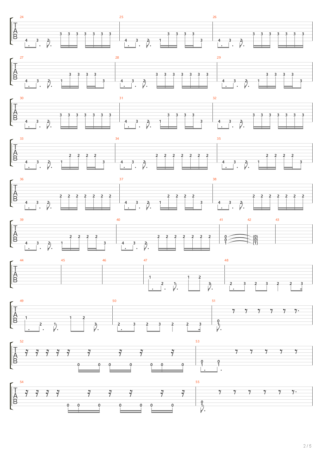 The Heist吉他谱