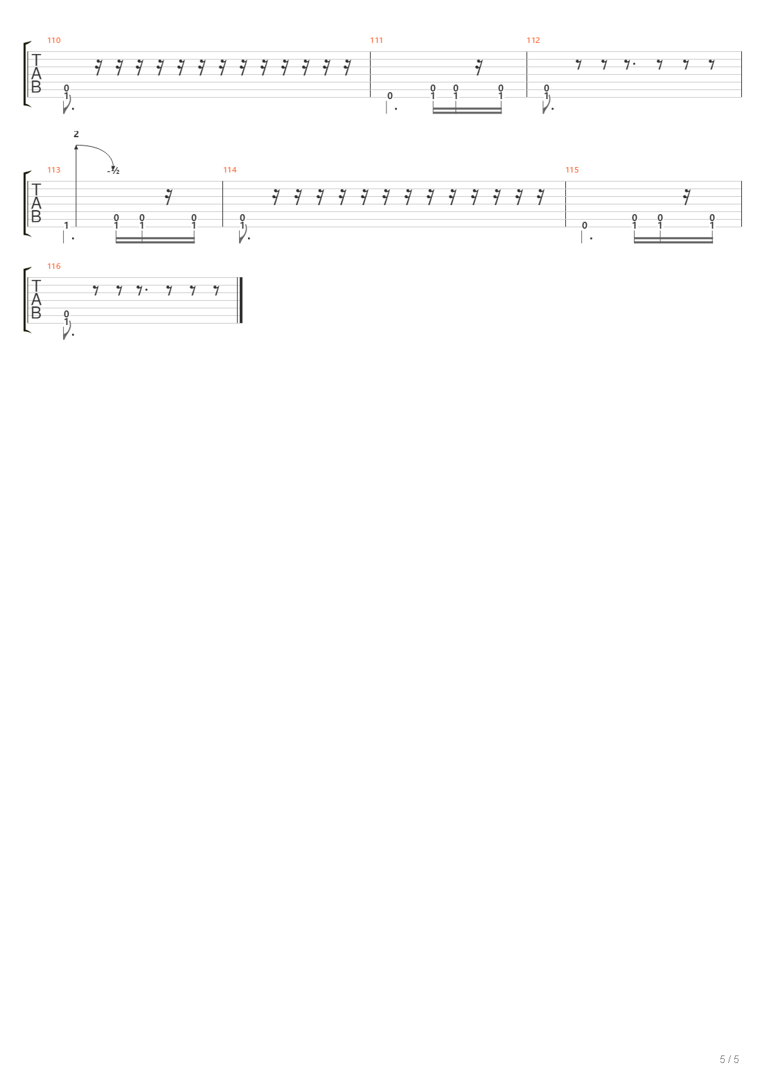The Heist吉他谱