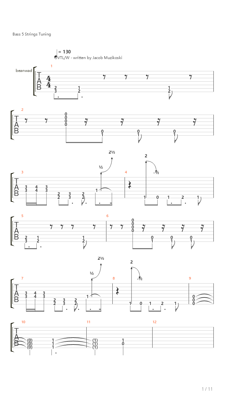 The Heist吉他谱