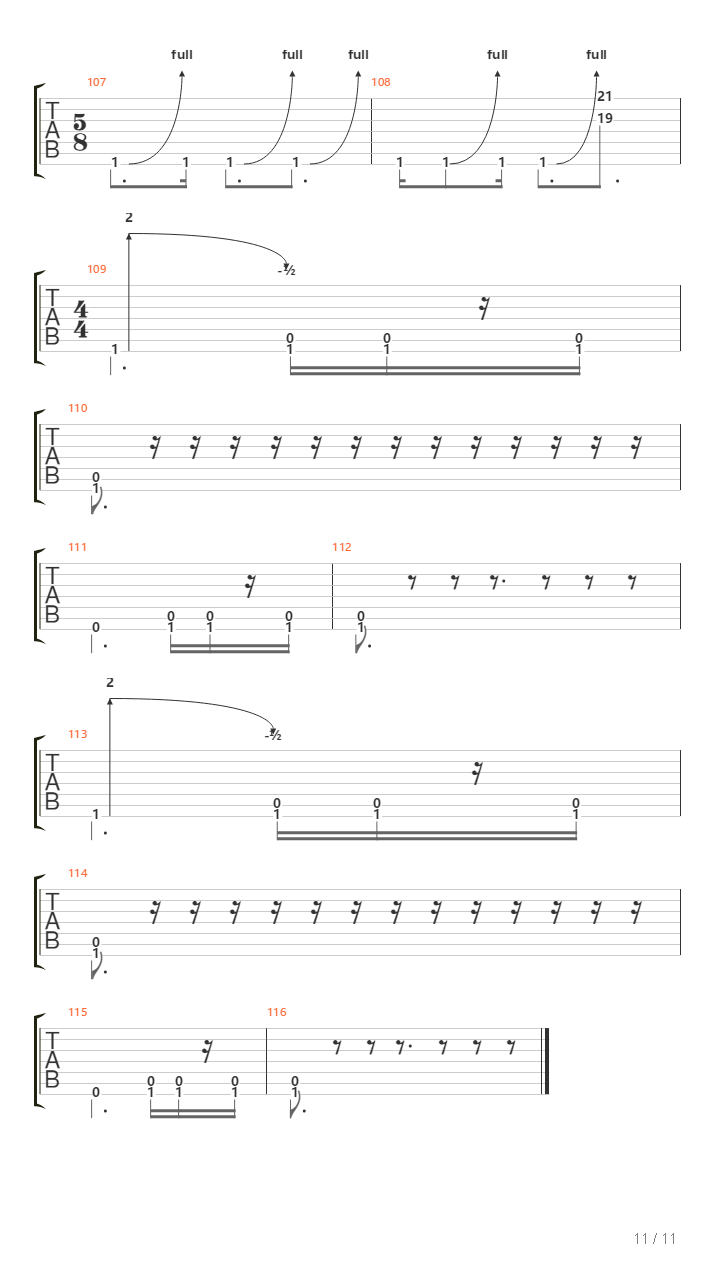 The Heist吉他谱