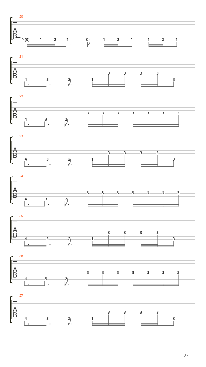 The Heist吉他谱
