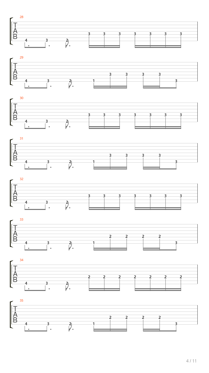 The Heist吉他谱
