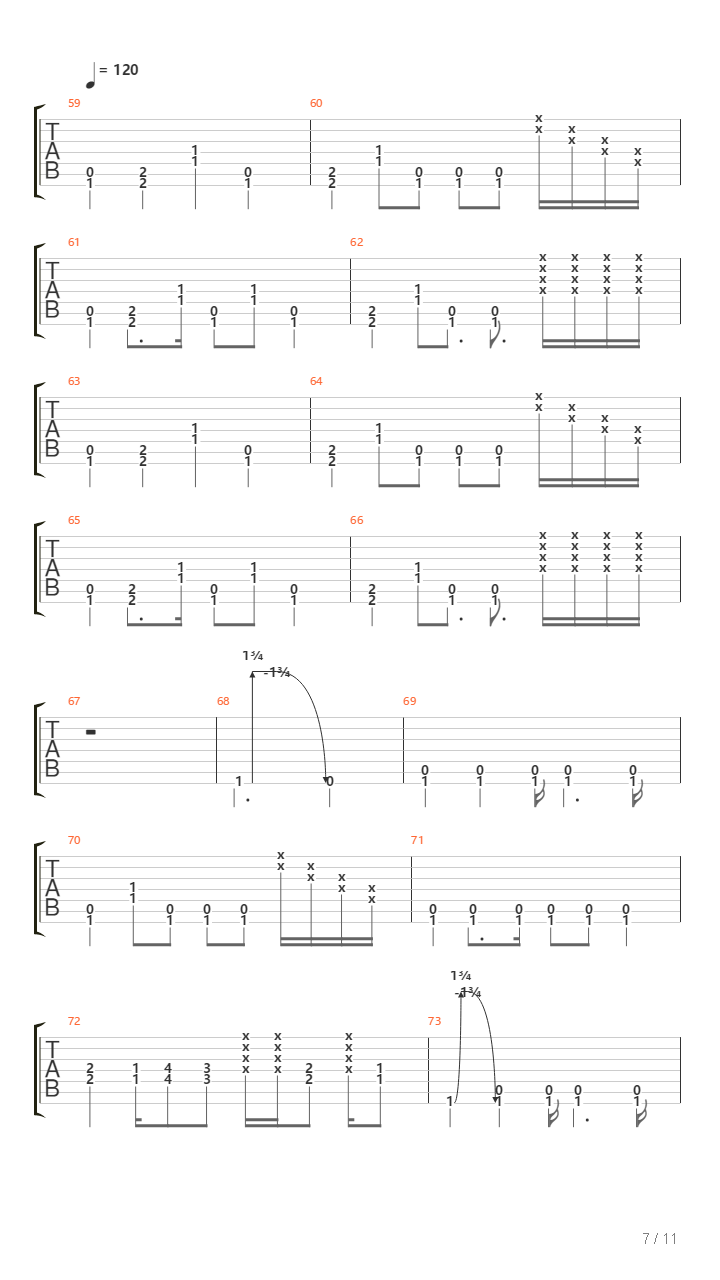The Heist吉他谱