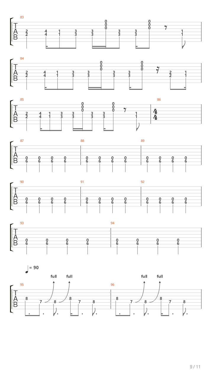 The Heist吉他谱