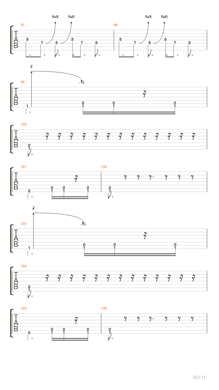 The Heist吉他谱