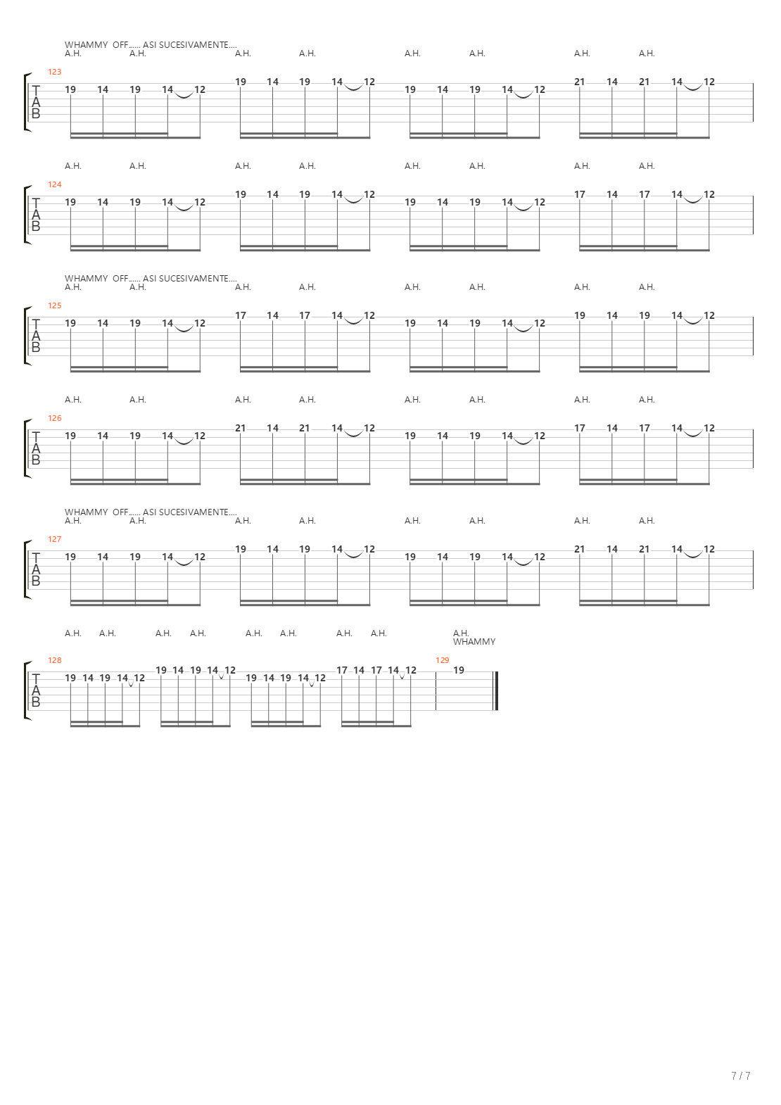 Aventura吉他谱