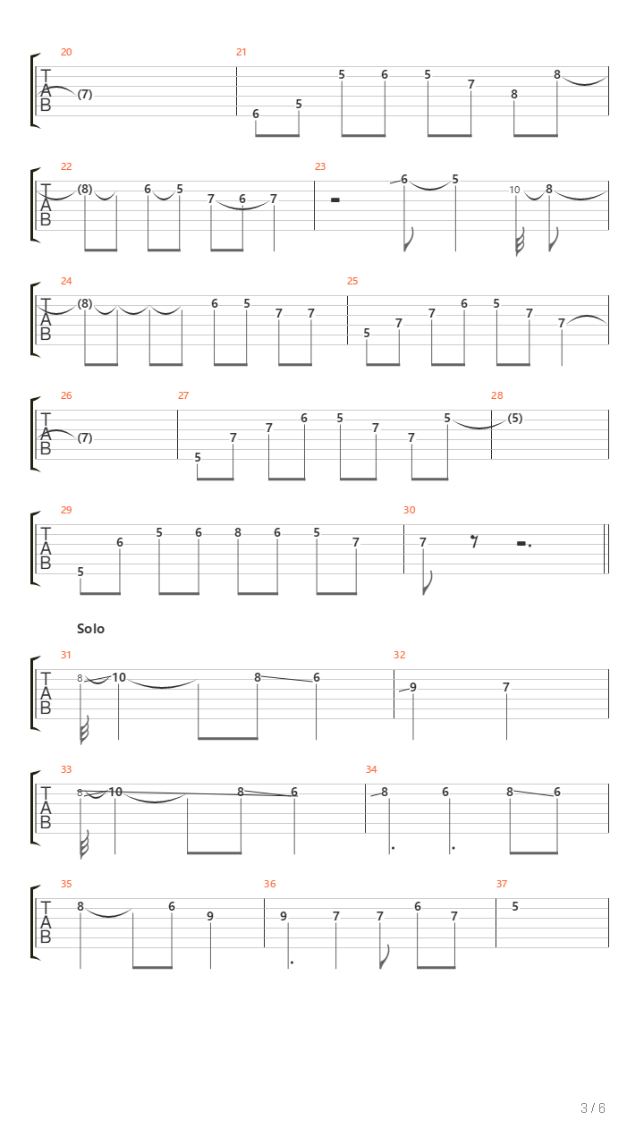 Spanish Guitar吉他谱