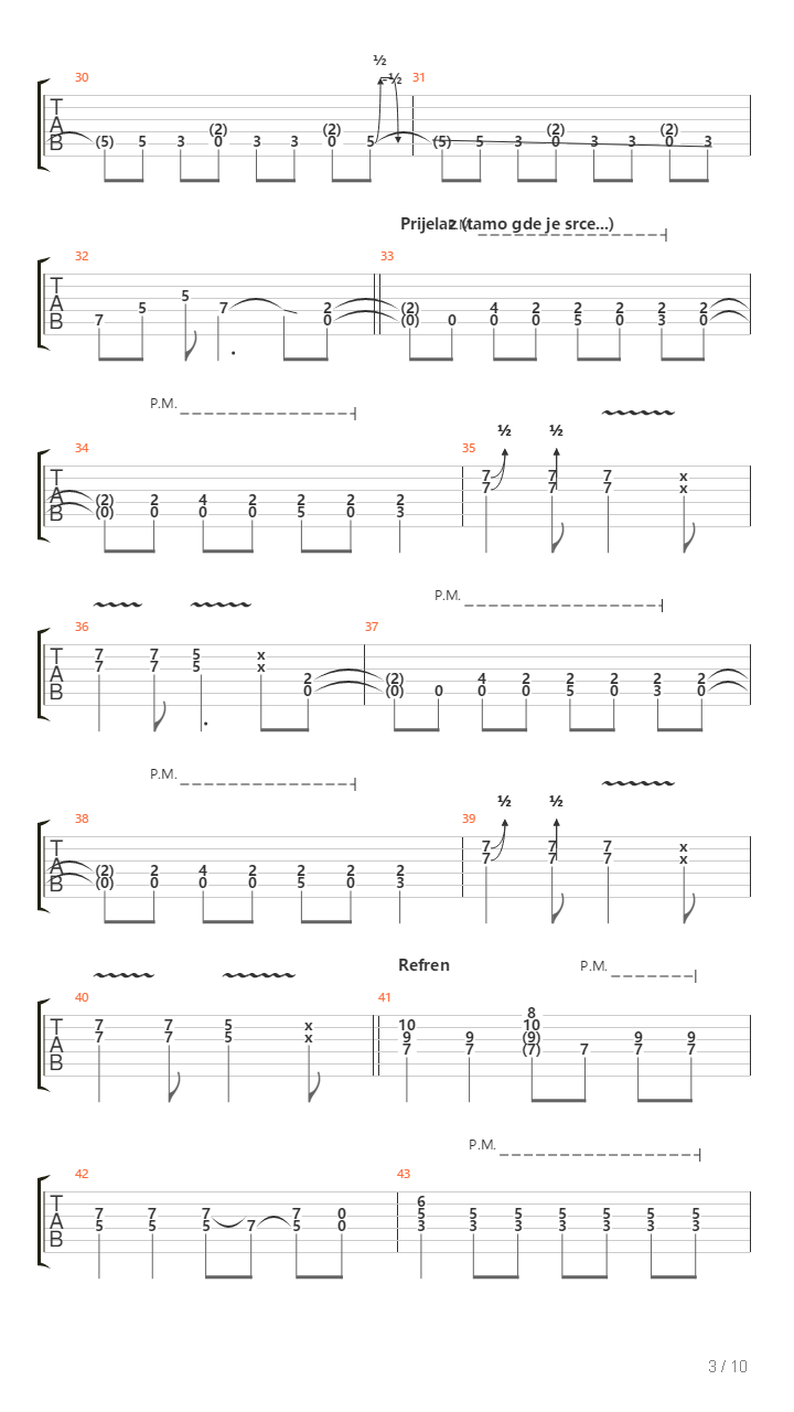 Hocu Da Znam吉他谱