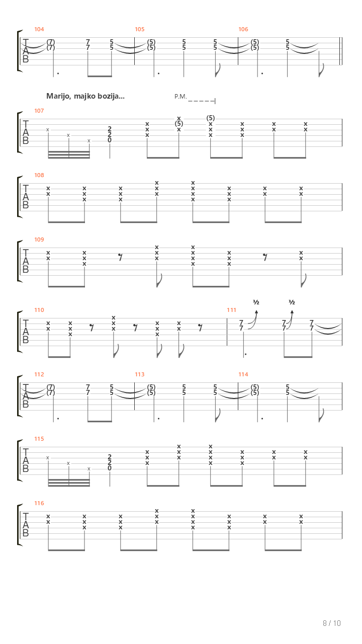 Hocu Da Znam吉他谱