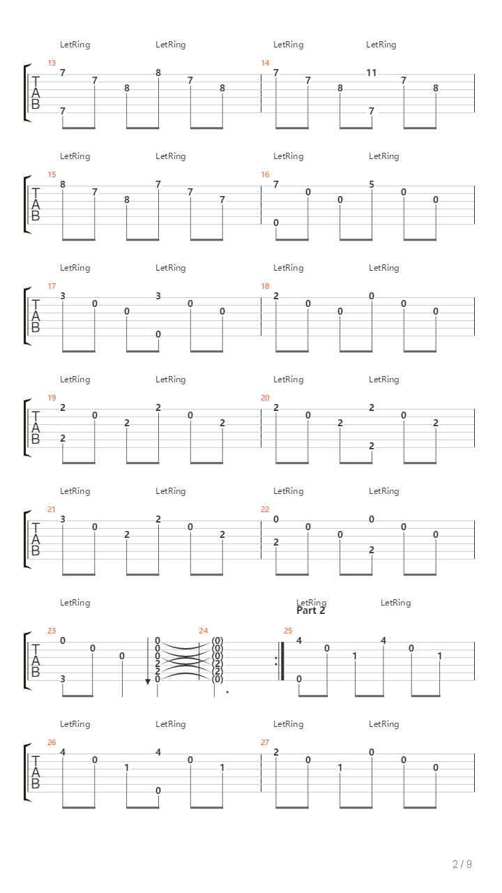 Jeux Interdits吉他谱