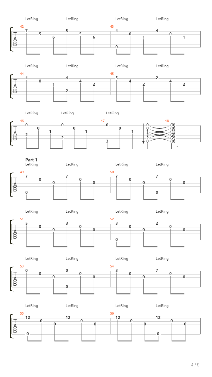 Jeux Interdits吉他谱