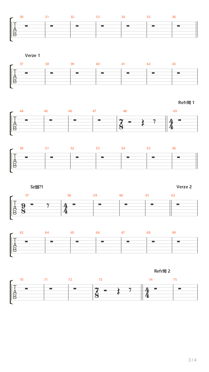 A Harang Ertem Szol吉他谱