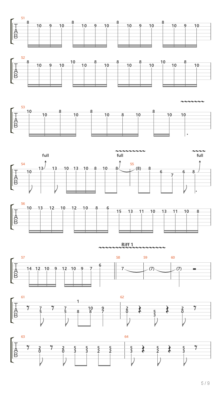 A Jel吉他谱