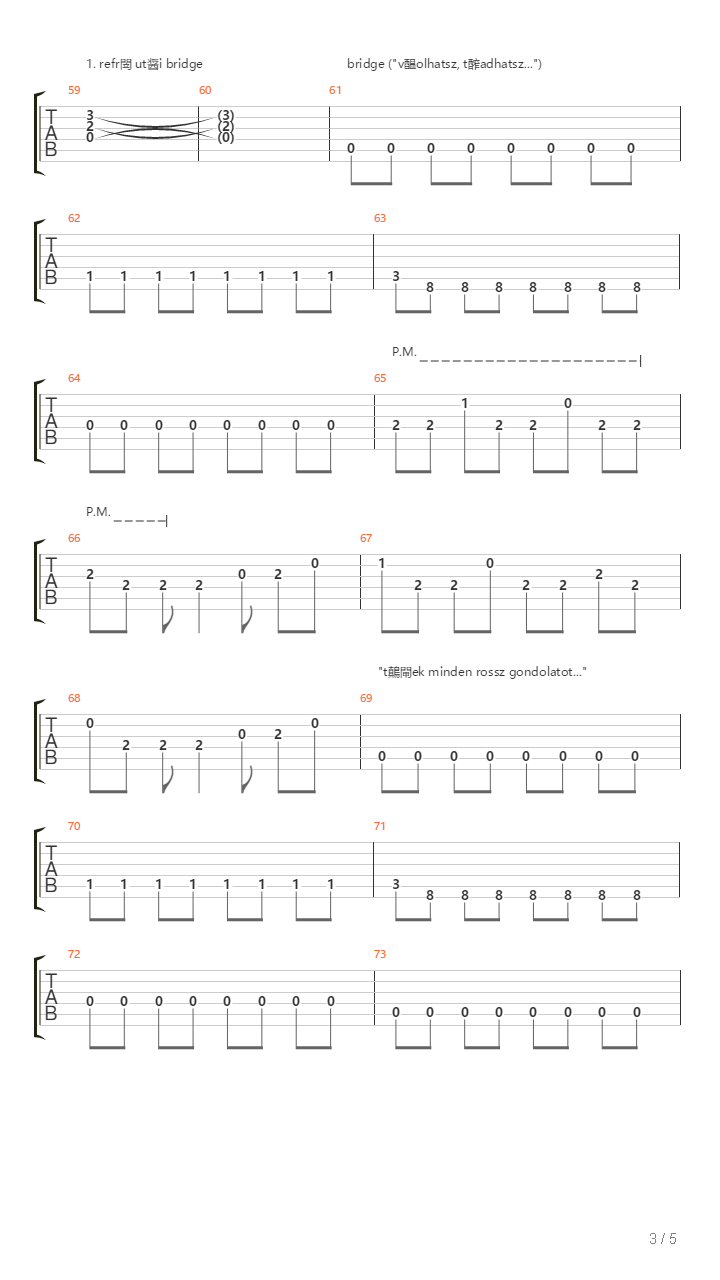 Ujra Szuletnek吉他谱