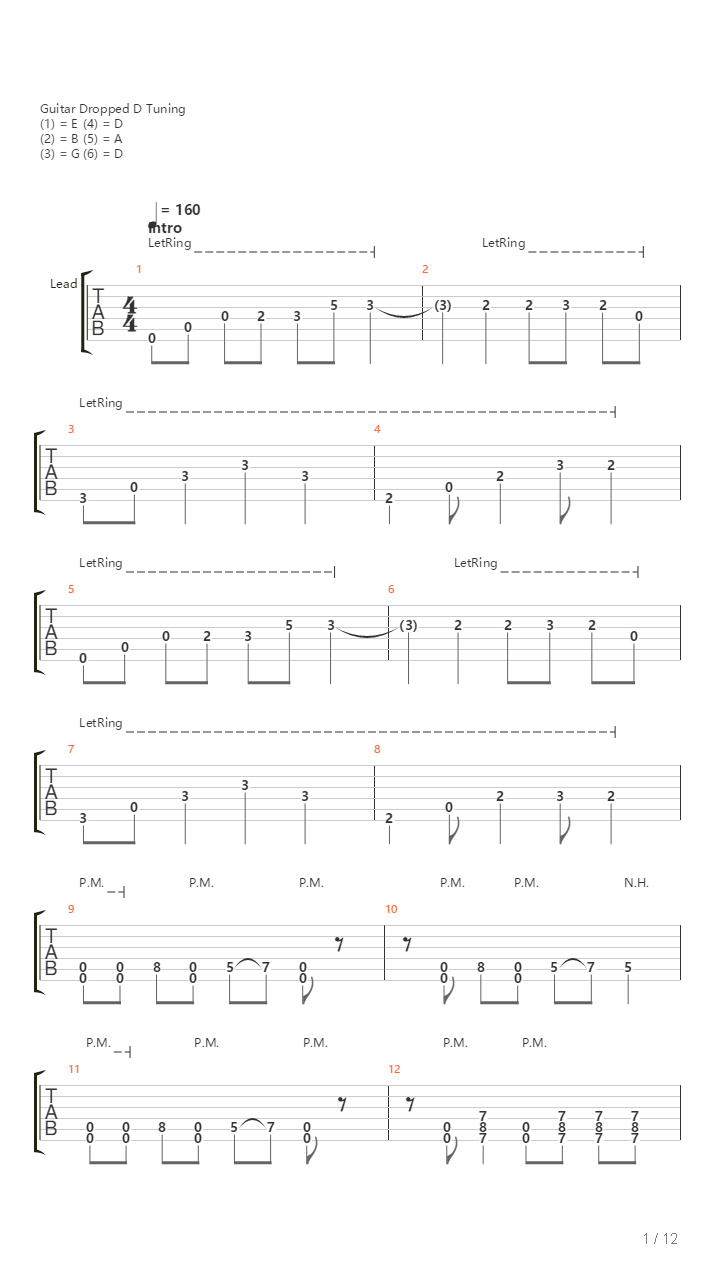 Lo Vi Venir吉他谱