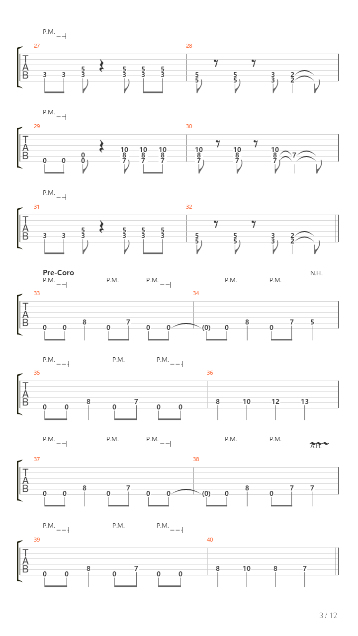Lo Vi Venir吉他谱