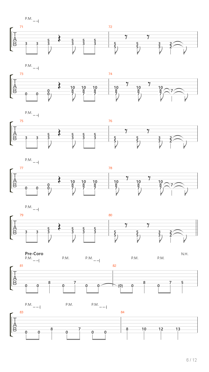 Lo Vi Venir吉他谱