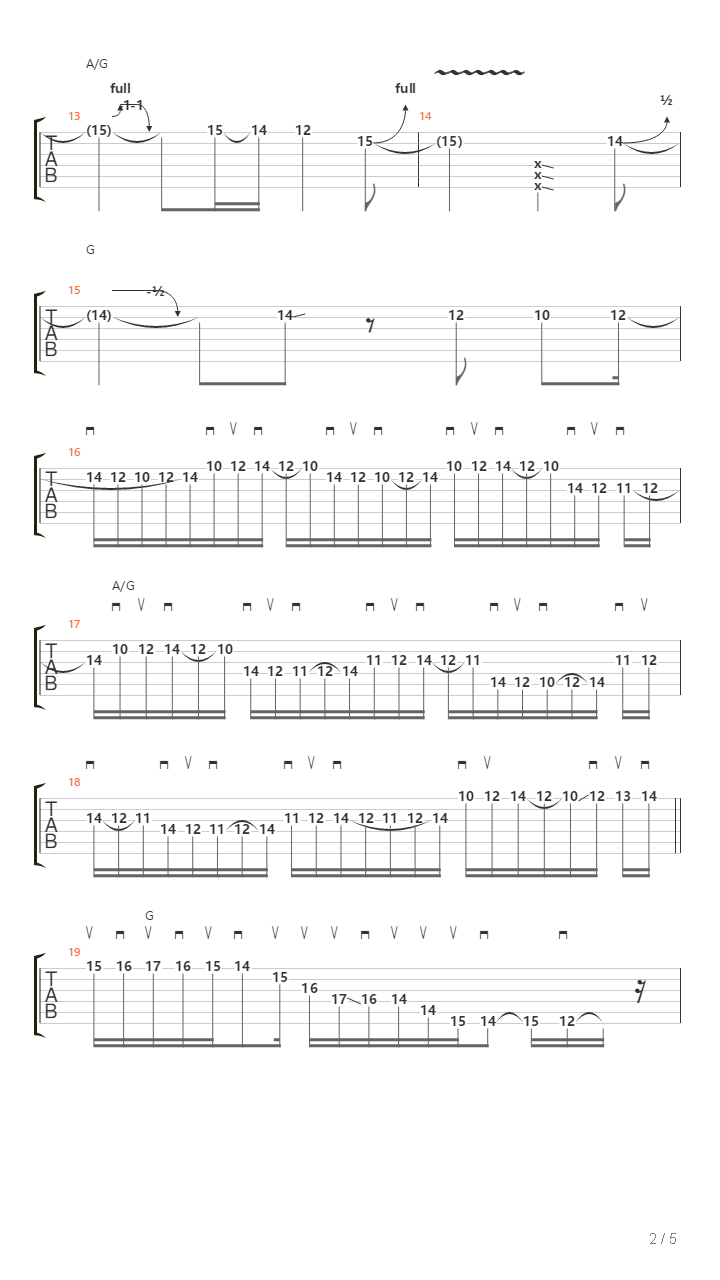 Altri Cazzi Stessi Culi吉他谱