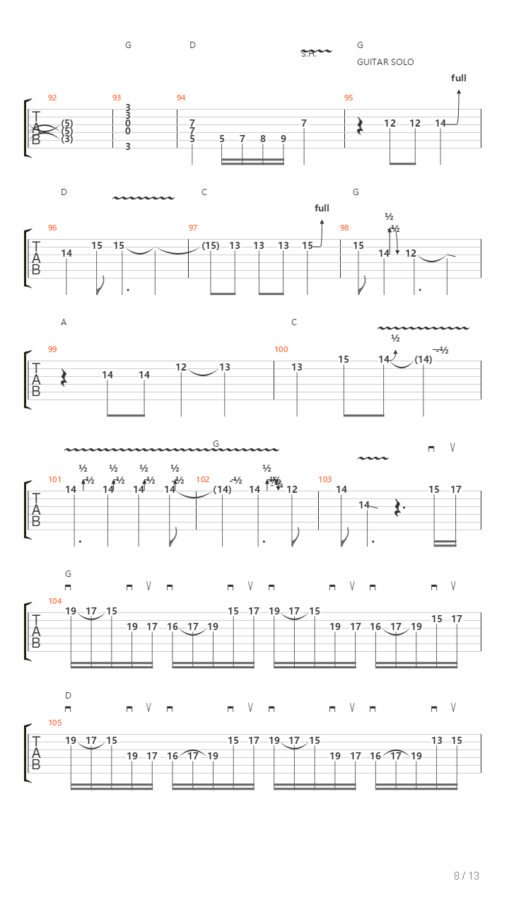 Pompotron吉他谱