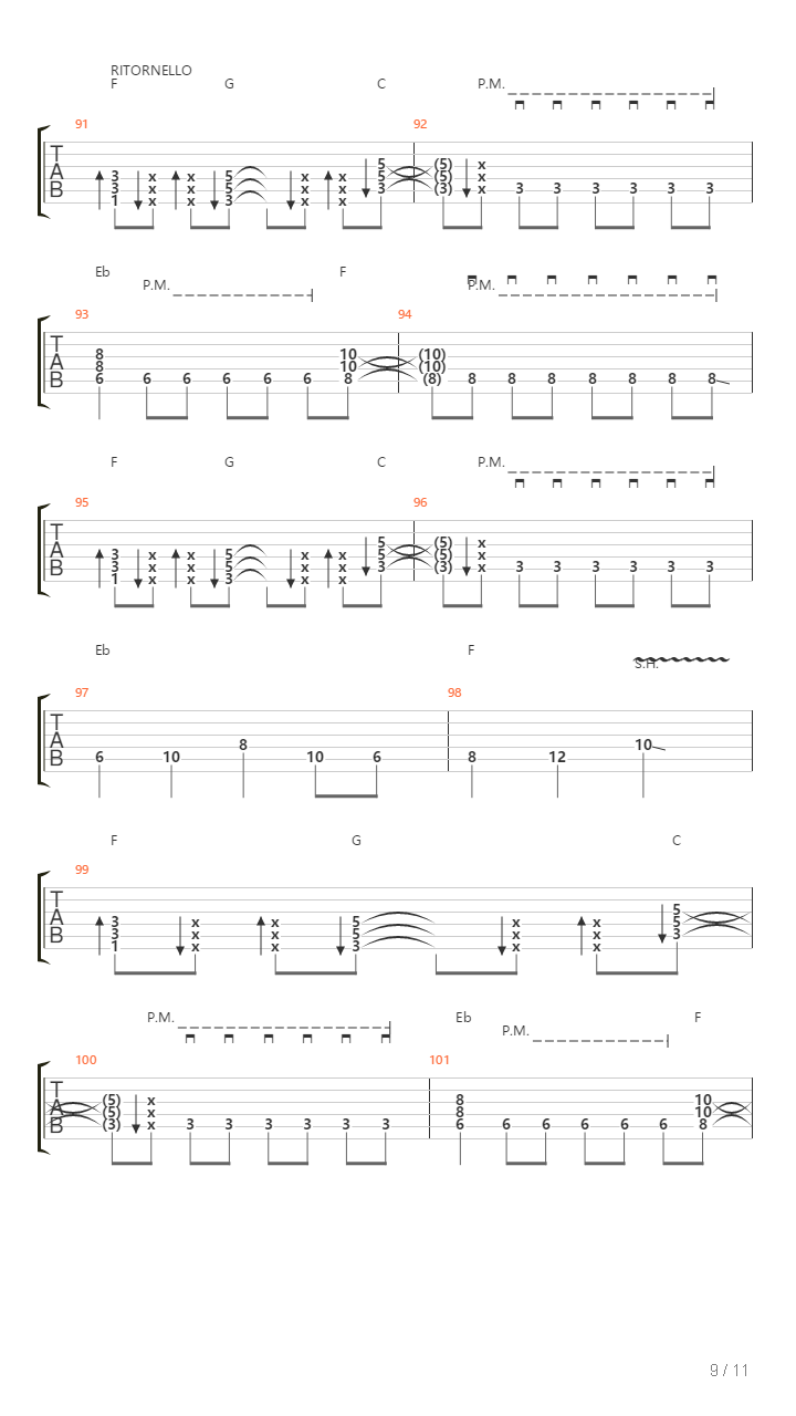 Preda Del Raptus Anale吉他谱