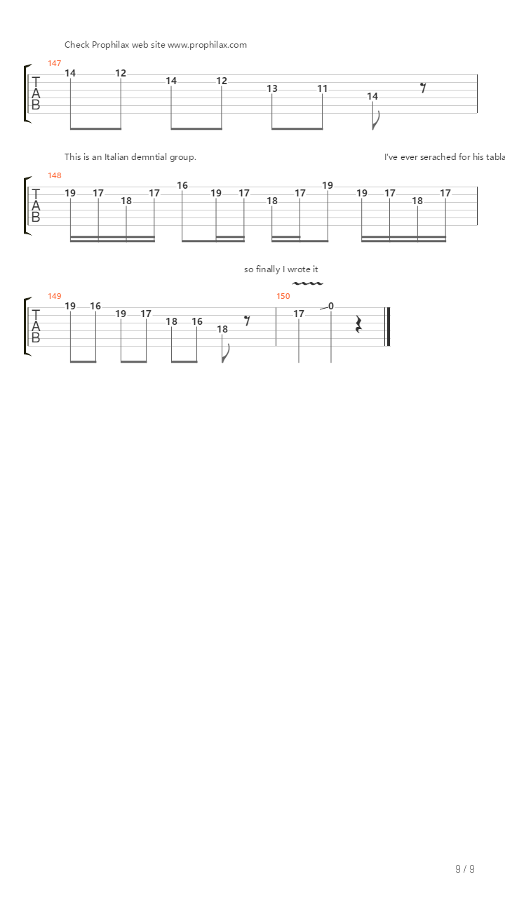 Puttanic吉他谱