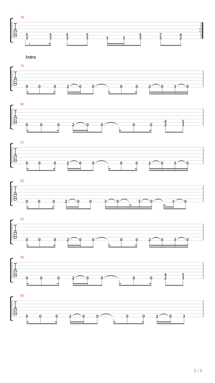 Revolucion吉他谱