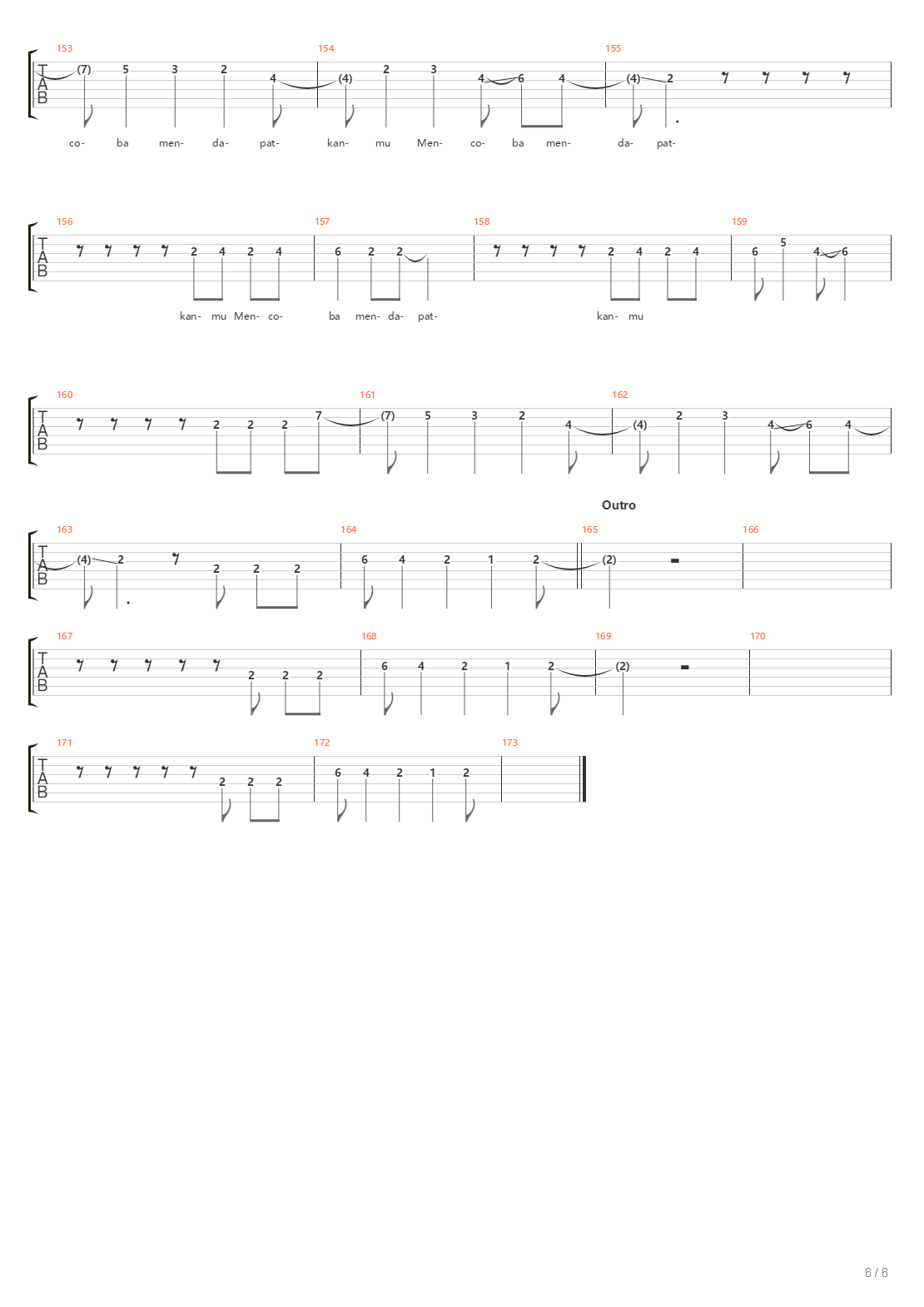 Berbagi Cerita吉他谱