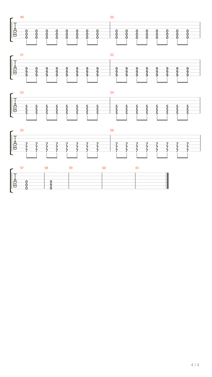 Berdiri Terinjak吉他谱