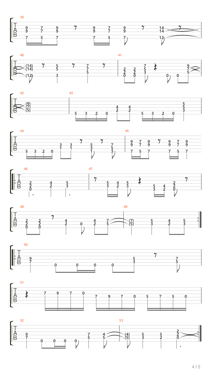 The Anguish And Betrayal吉他谱