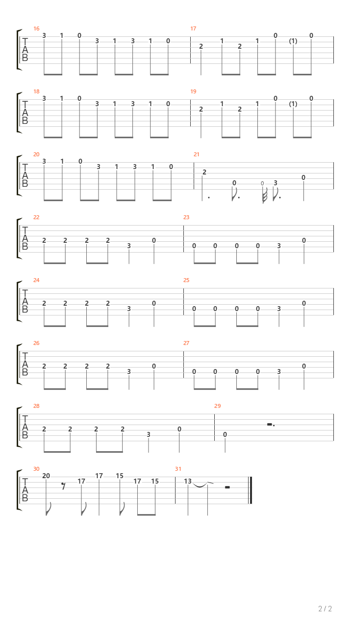 La Danza De Los Mirlos Live吉他谱