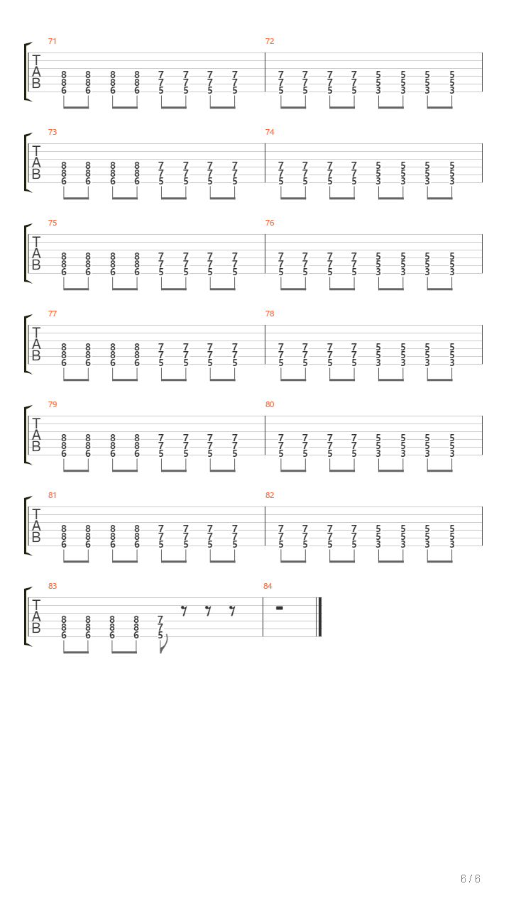 Sosta吉他谱