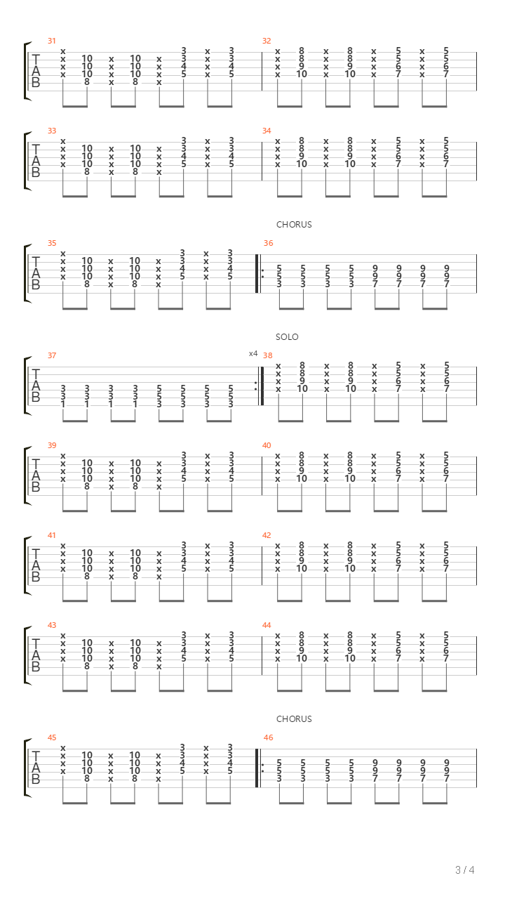 Vicino吉他谱