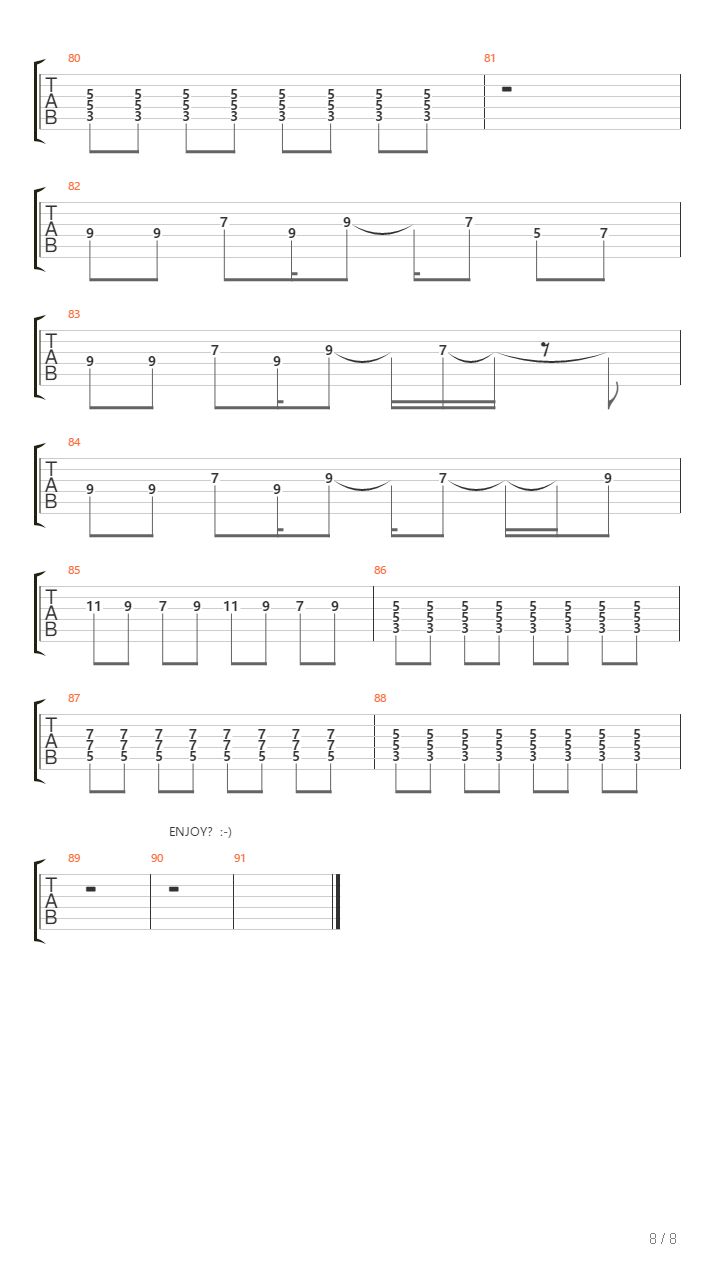 Voglio Armarmi吉他谱