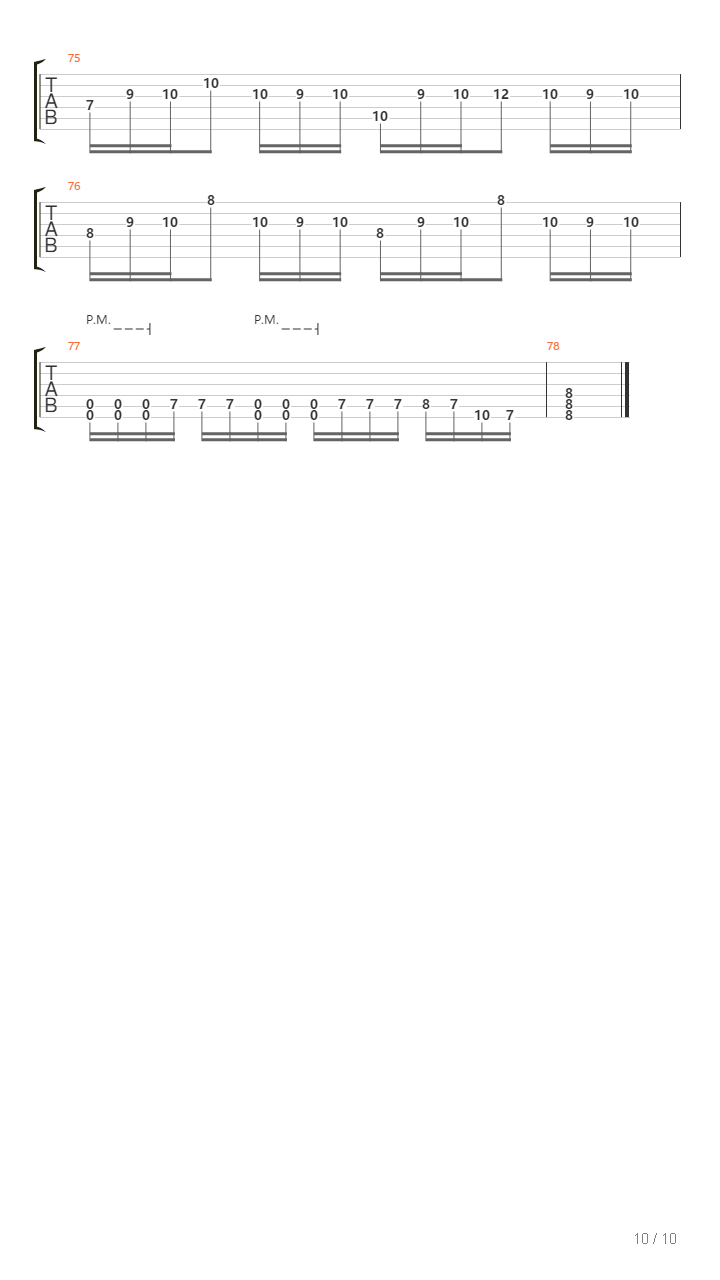 Near The Sun吉他谱