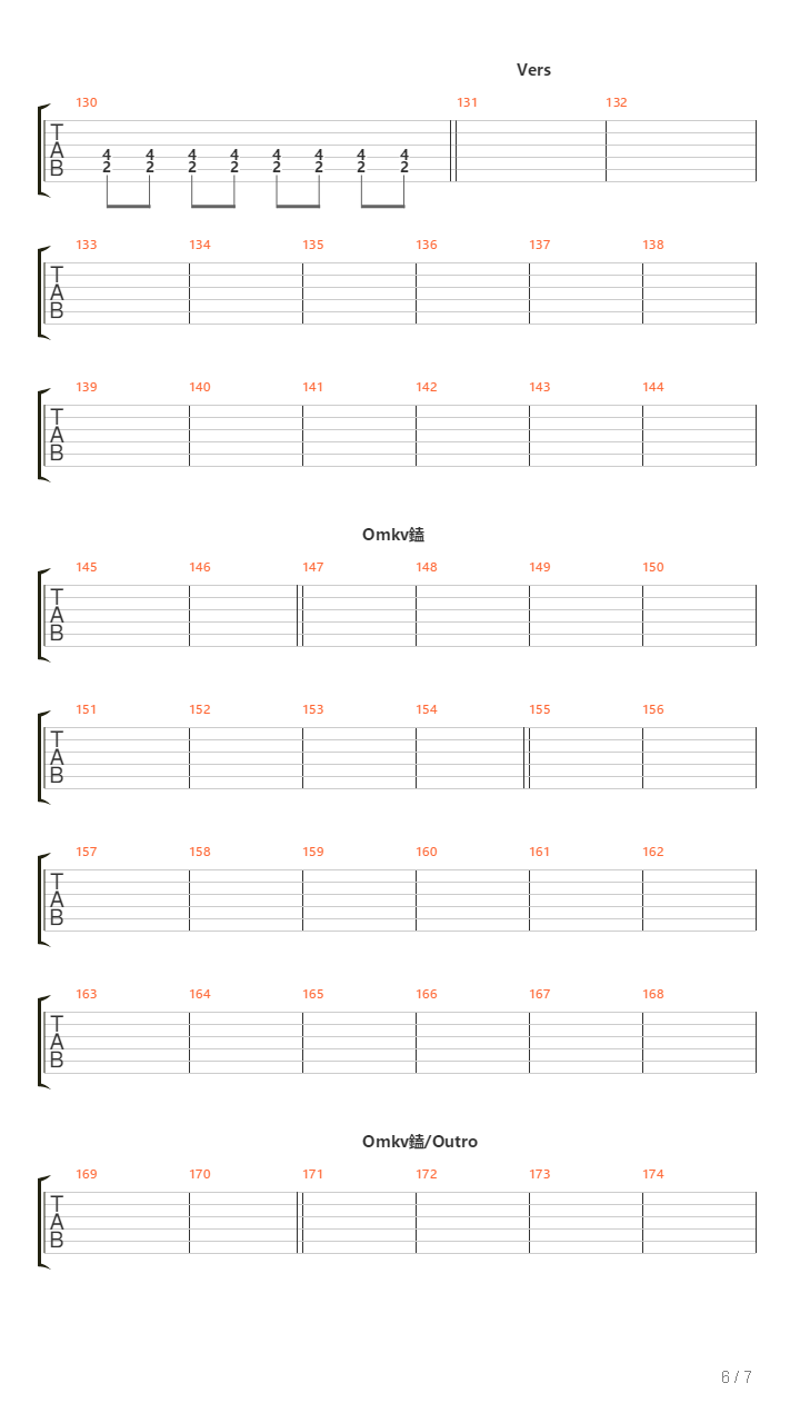 Bilerne Ud Af Byen吉他谱