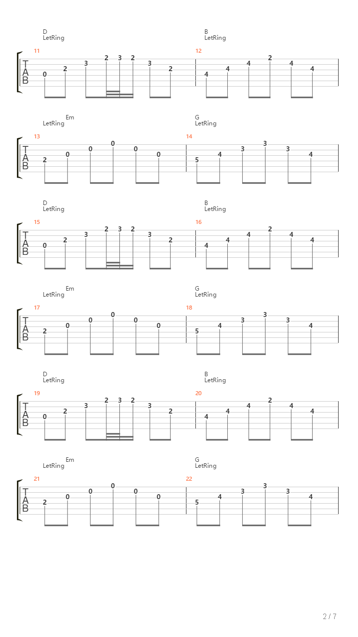 Shomal吉他谱