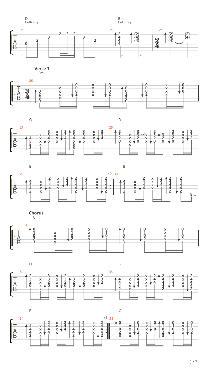 Shomal吉他谱