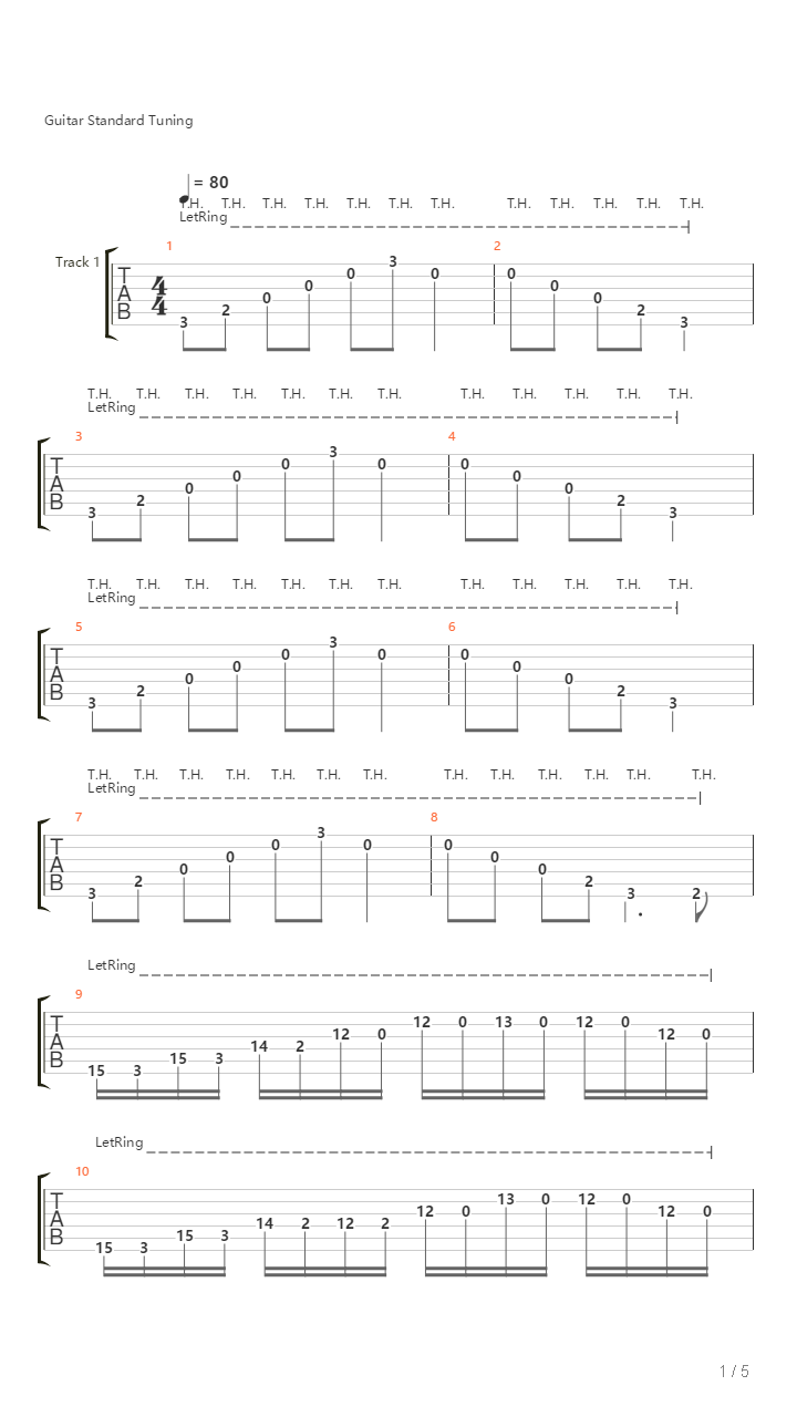 Long Since Gone吉他谱