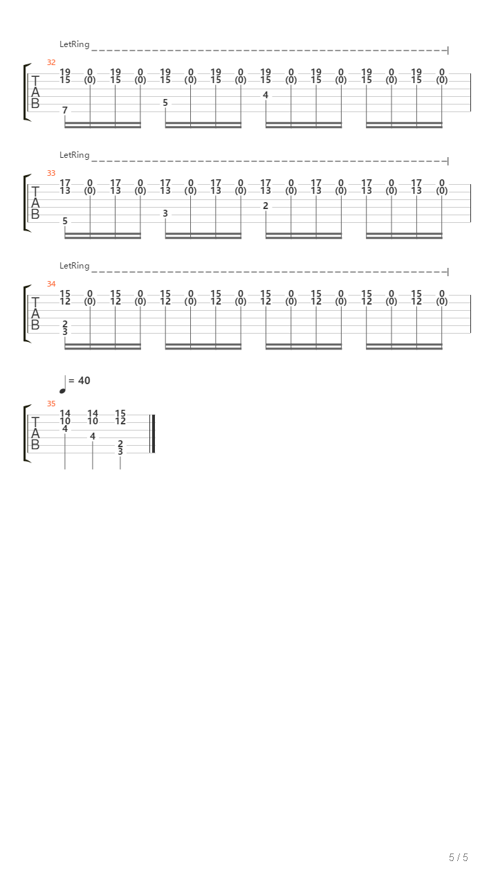 Long Since Gone吉他谱