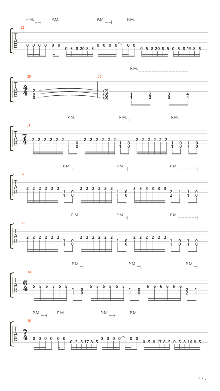 Metal Mad Libs 4吉他谱