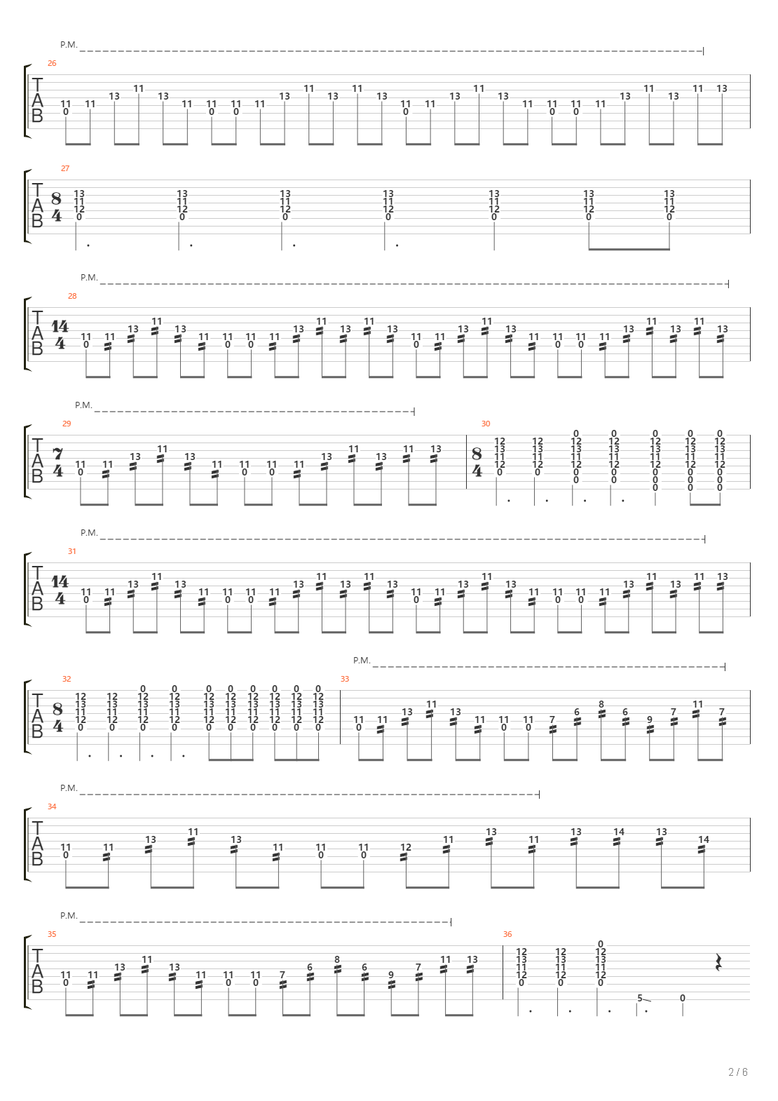 Progressive Metal Town Usa吉他谱